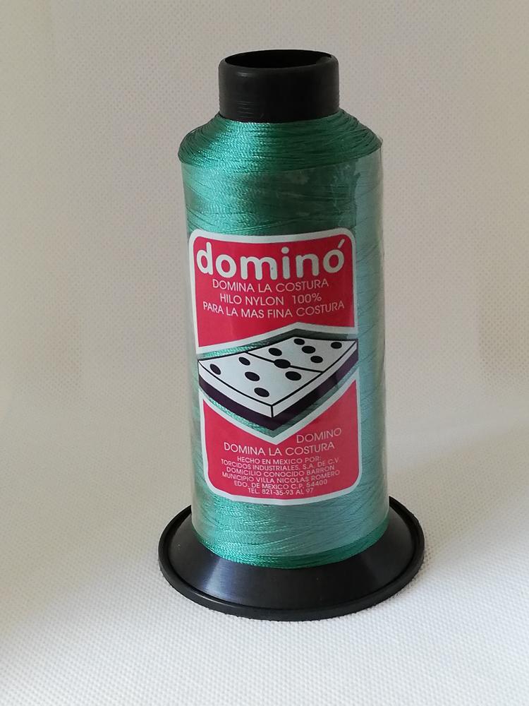 Hilos Dominó 1 pza (120g) Nylon N°8 Color Verde Jade