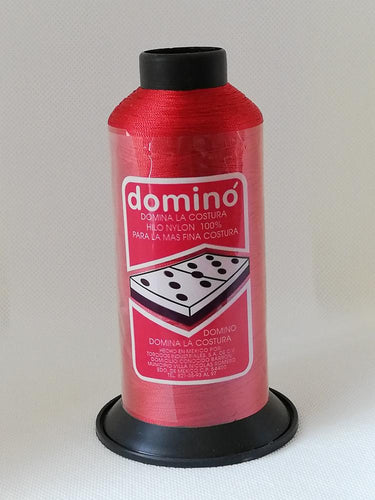 Hilos Dominó 1 pza (120g) Nylon N°8 Color Rojo