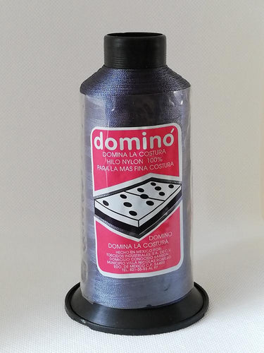 Hilos Dominó 1 pza (120g) Nylon N°8 Color Gris Petróleo