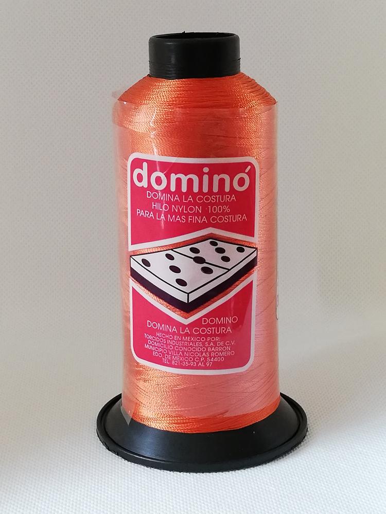Hilos Dominó 1 pza (120g) Nylon N°8 Color Mandarina