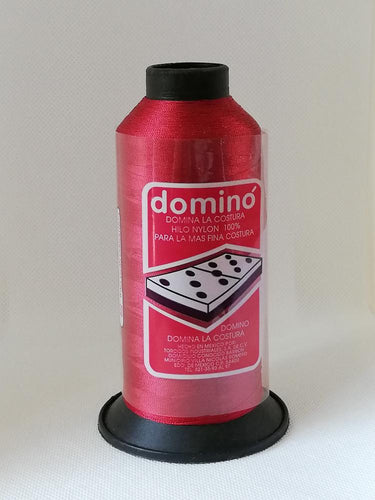 Hilos Dominó 1 pza (120g) Nylon N°8 Color Vino Claro