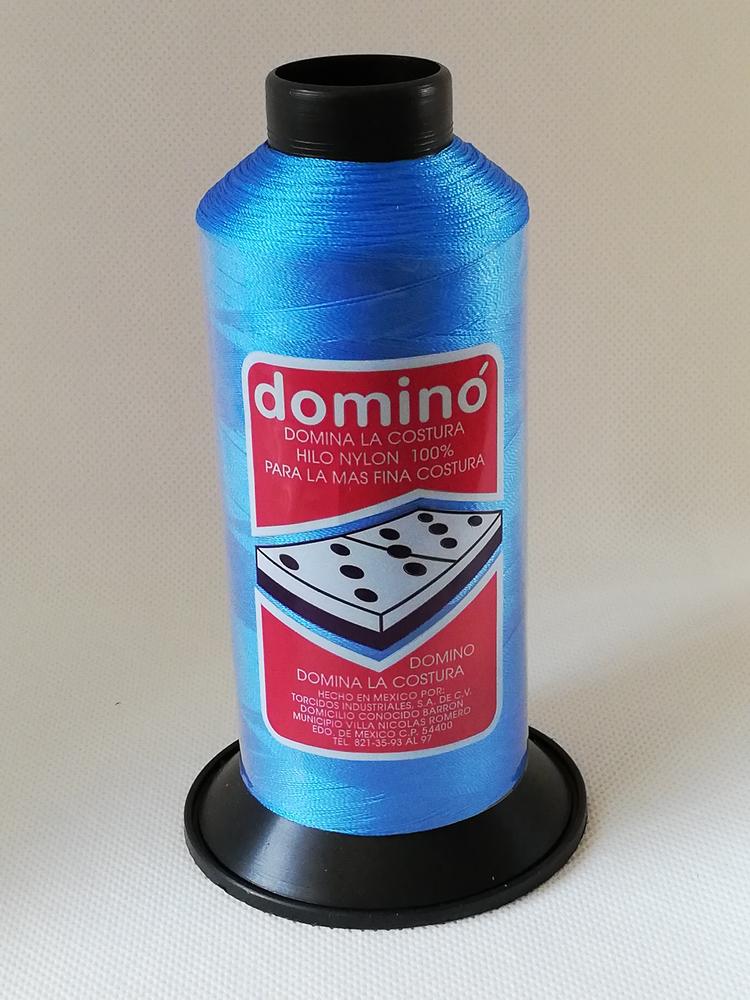 Hilos Dominó 1 pza (120g) Nylon N°30 Color Azul Turquesa Fuerte