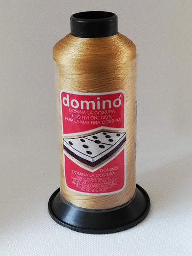 Hilos Dominó 1 pza (120g) Nylon N°30 Color Oro Brillante