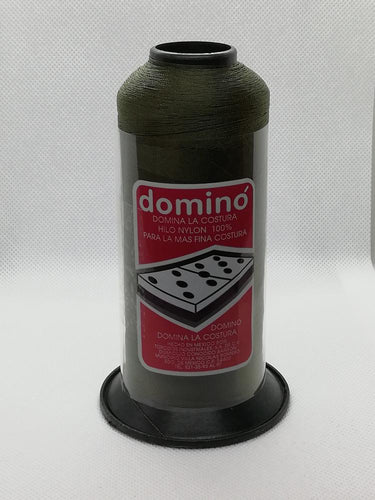 Hilos Dominó 1 pza (120g) Nylon N°8 Color Verde Olivo Oscuro