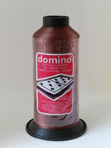 Hilos Dominó 1 pza (120g) Nylon N°8 Color Café Claro