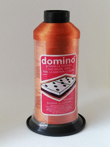 Hilos Dominó 1 pza (120g) Nylon N°8 Color Naranja