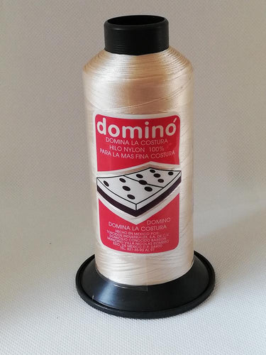 Hilos Dominó 1 pza (120g) Nylon N°8 Color Hueso