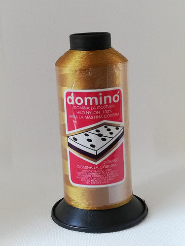 Hilos Dominó 1 pza (120g) Nylon N°30 Color Oro