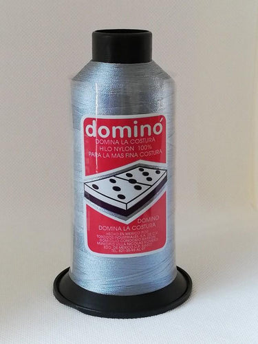 Hilos Dominó 1 pza (120g) Nylon N°30 Color Gris Claro