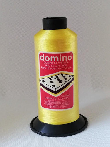 Hilos Dominó 1 pza (120g) Nylon N°30 Color Amarillo Canario