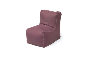 PUFF TIPO SILLON ZAPATO MORADO