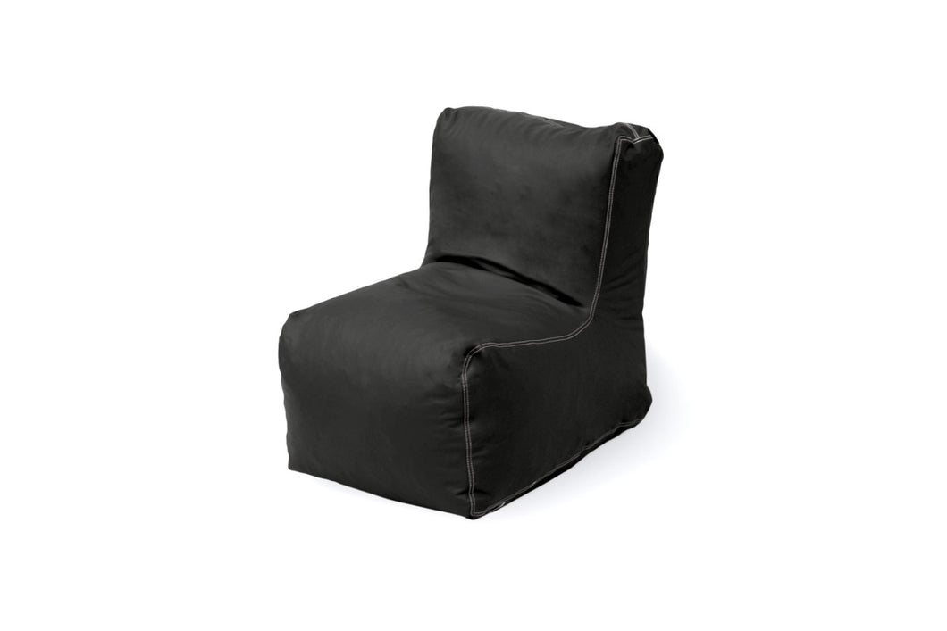PUFF TIPO SILLON ZAPATO NEGRO