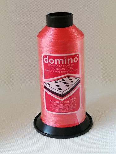 Hilos Dominó 1 pza (120g) Nylon N°8 Color Coral