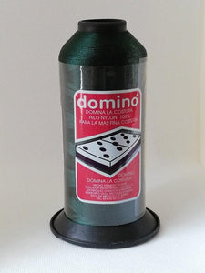 Hilos Dominó 1 pza (120g) Nylon N°8 Color Verde Botella