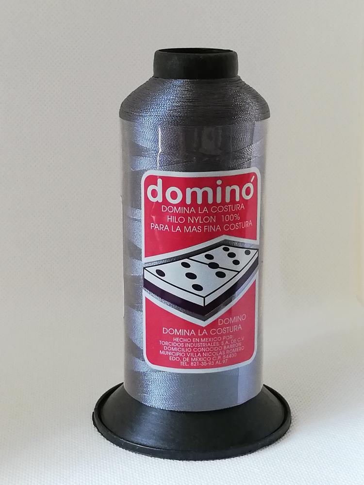 Hilos Dominó 1 pza (120g) Nylon N°8 Color Gris Oscuro